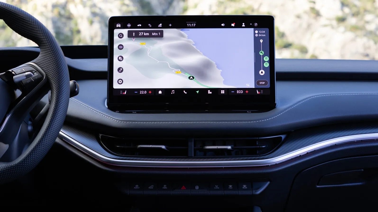 13-Zoll-Display in Serie und intuitiv nutzbar: das Infotainmentdisplay des Skoda Elroq.