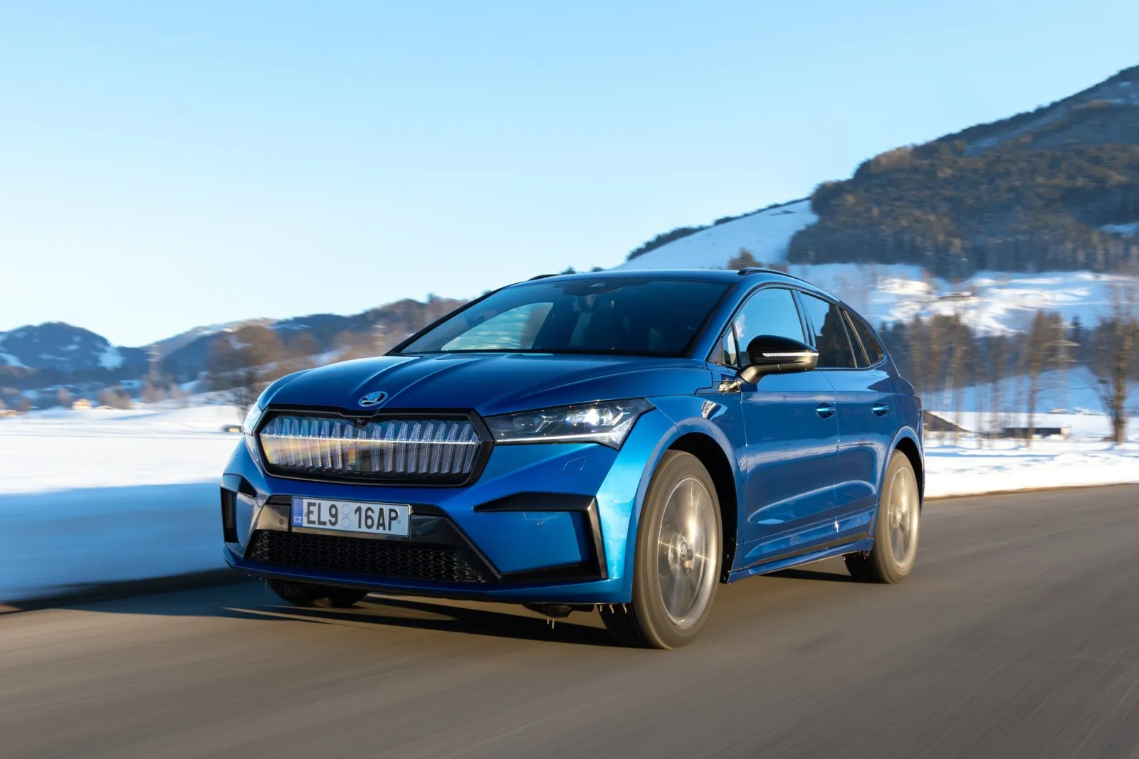 Platz neun mit 46,2 Prozent Händlereinkaufswert: der Skoda Enyaq iV 80 Lodge.