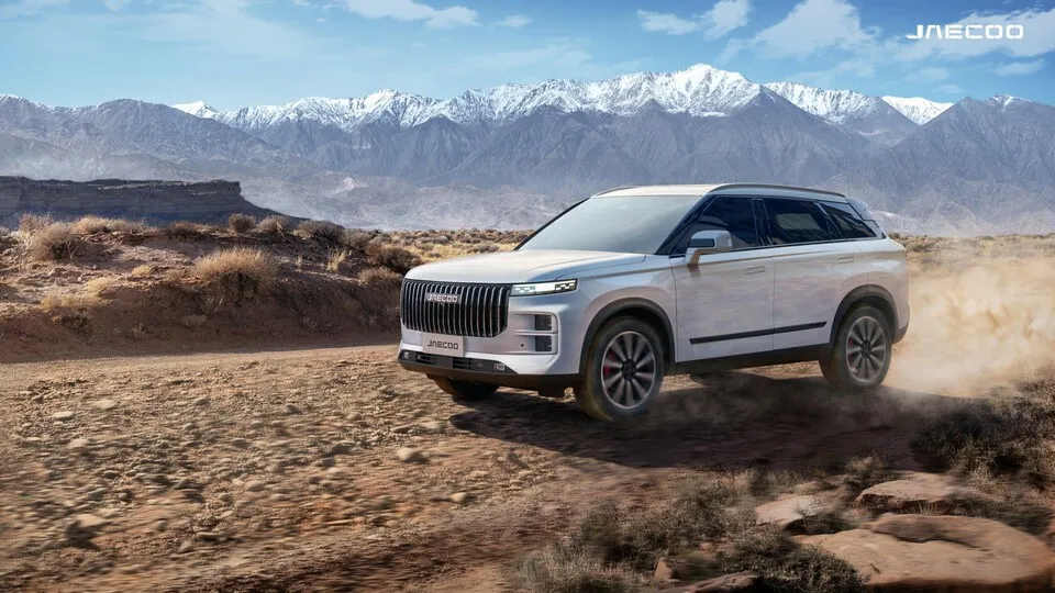 In dem Kompakt-SUV Jaecoo 7 steckt entweder ein Benziner oder ein Plug-in-Hybrid.