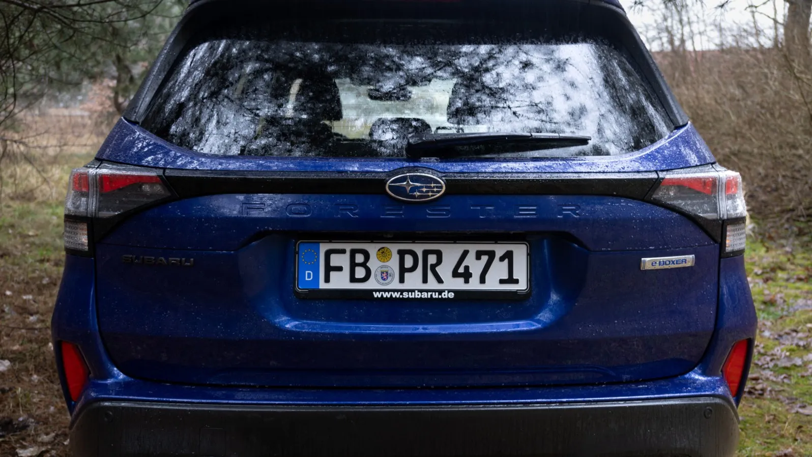 Der Schriftzug „Forester“ ist nun in die Heckklappe eingestanzt.