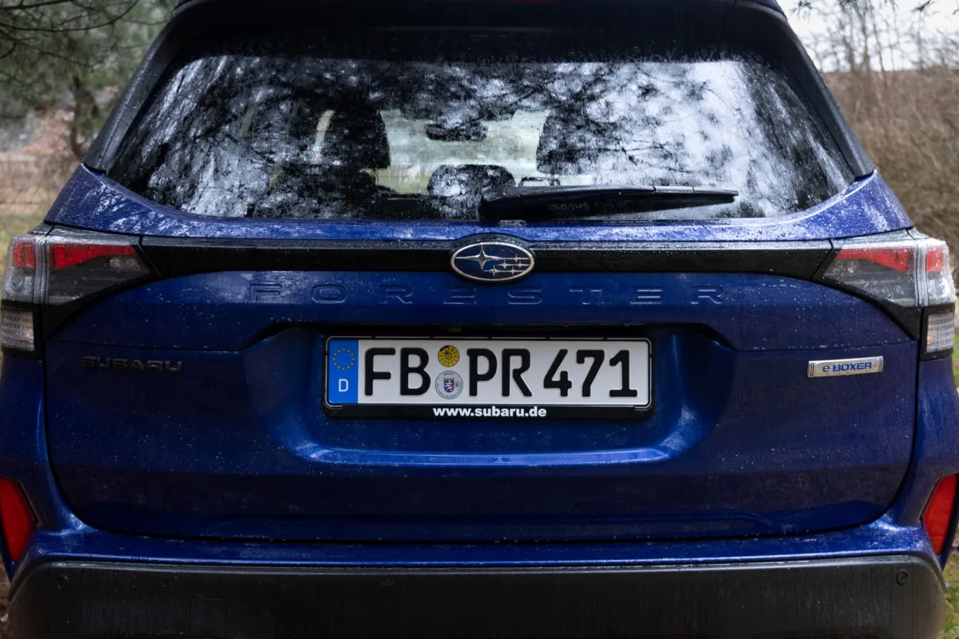 Der Schriftzug „Forester“ ist nun in die Heckklappe eingestanzt.