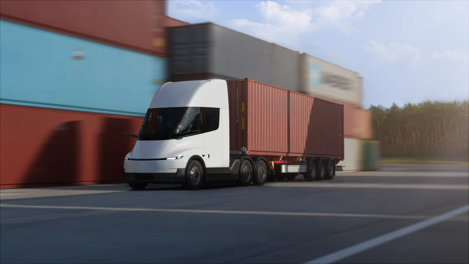 Der Tesla Semi soll ab 2027 in Europa ausgeliefert werden.