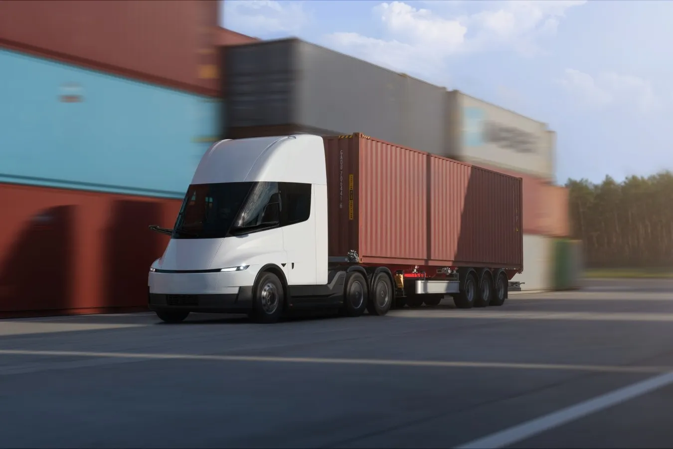 Der Tesla Semi soll ab 2027 in Europa ausgeliefert werden.