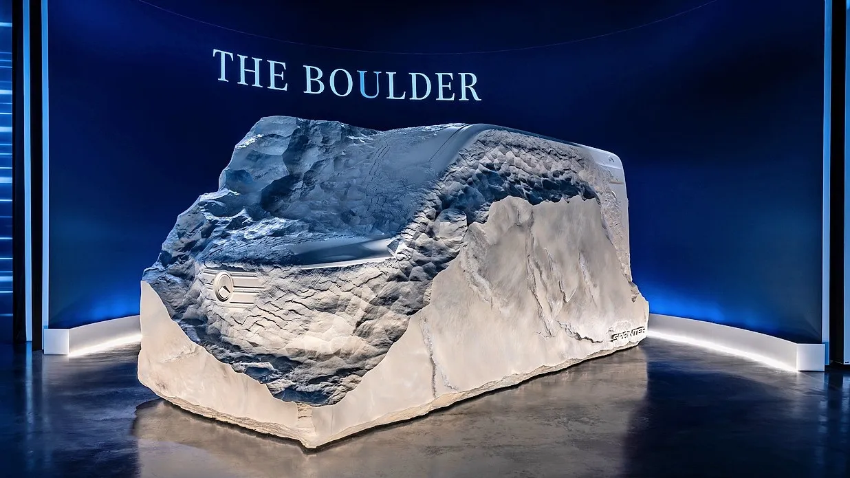 Mit „The Boulder“ gibt Mercedes-Benz Vans einen Ausblick auf die nächste Sprinter-Generation.