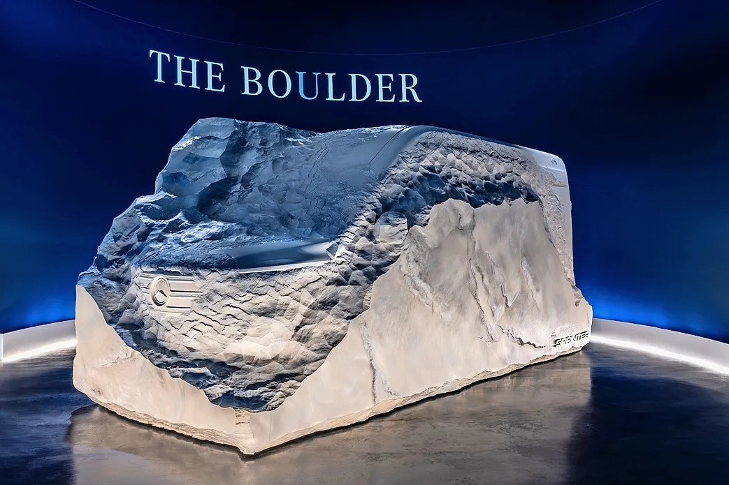 Mit „The Boulder“ gibt Mercedes-Benz Vans einen Ausblick auf die nächste Sprinter-Generation.