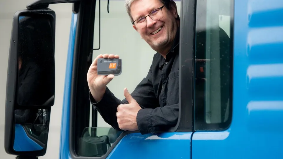 Klein und smart: die neue UTA-Mautbox