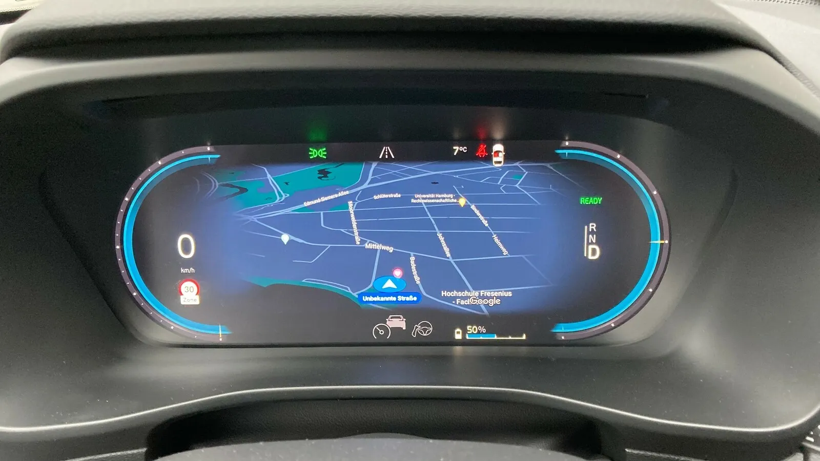 Digitale Instrumente im Volvo XC40.