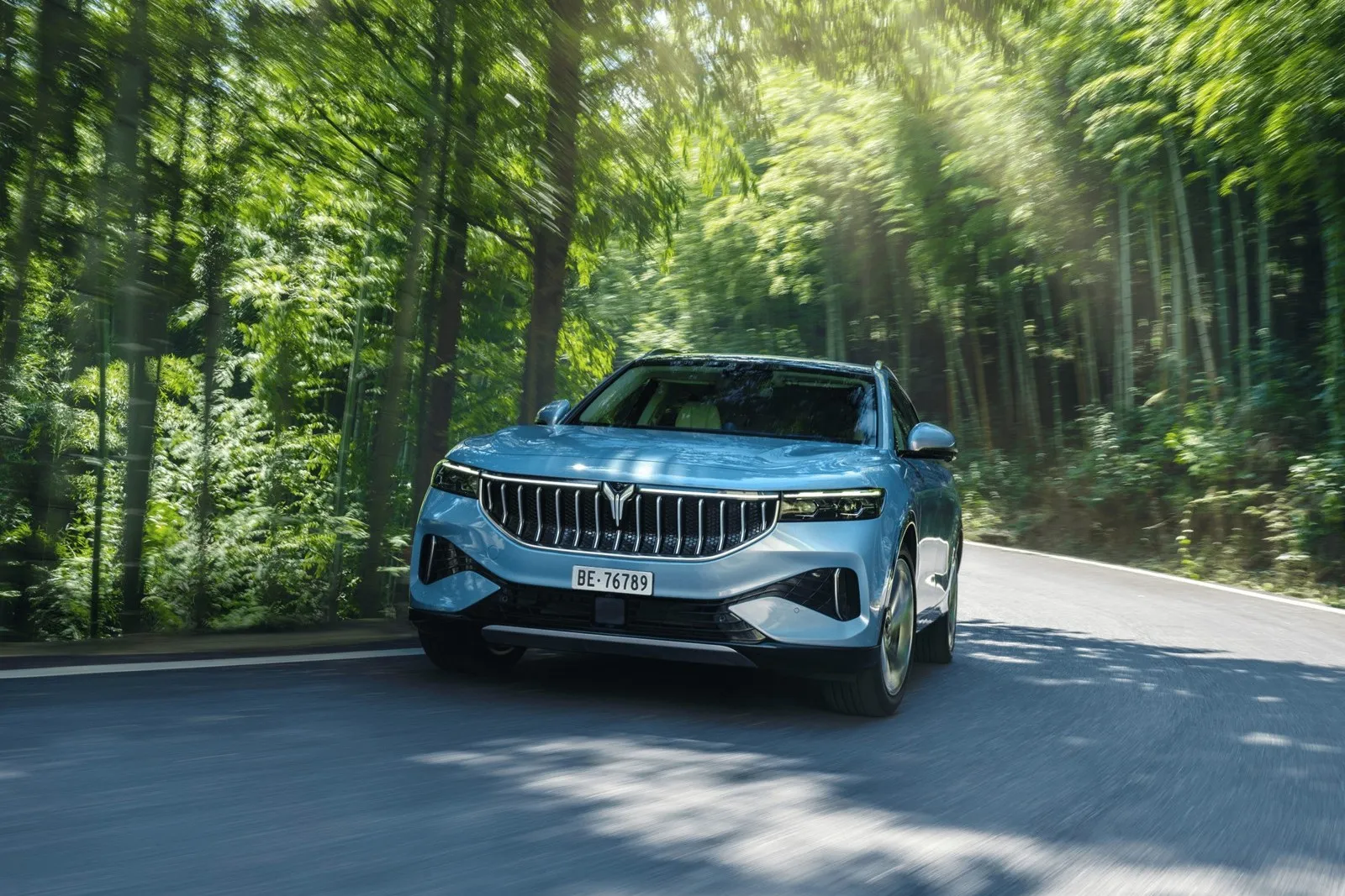 Das vollelektrische Allrad-SUV Voyah Free soll das erste Modell auf deutschen Straßen sein.