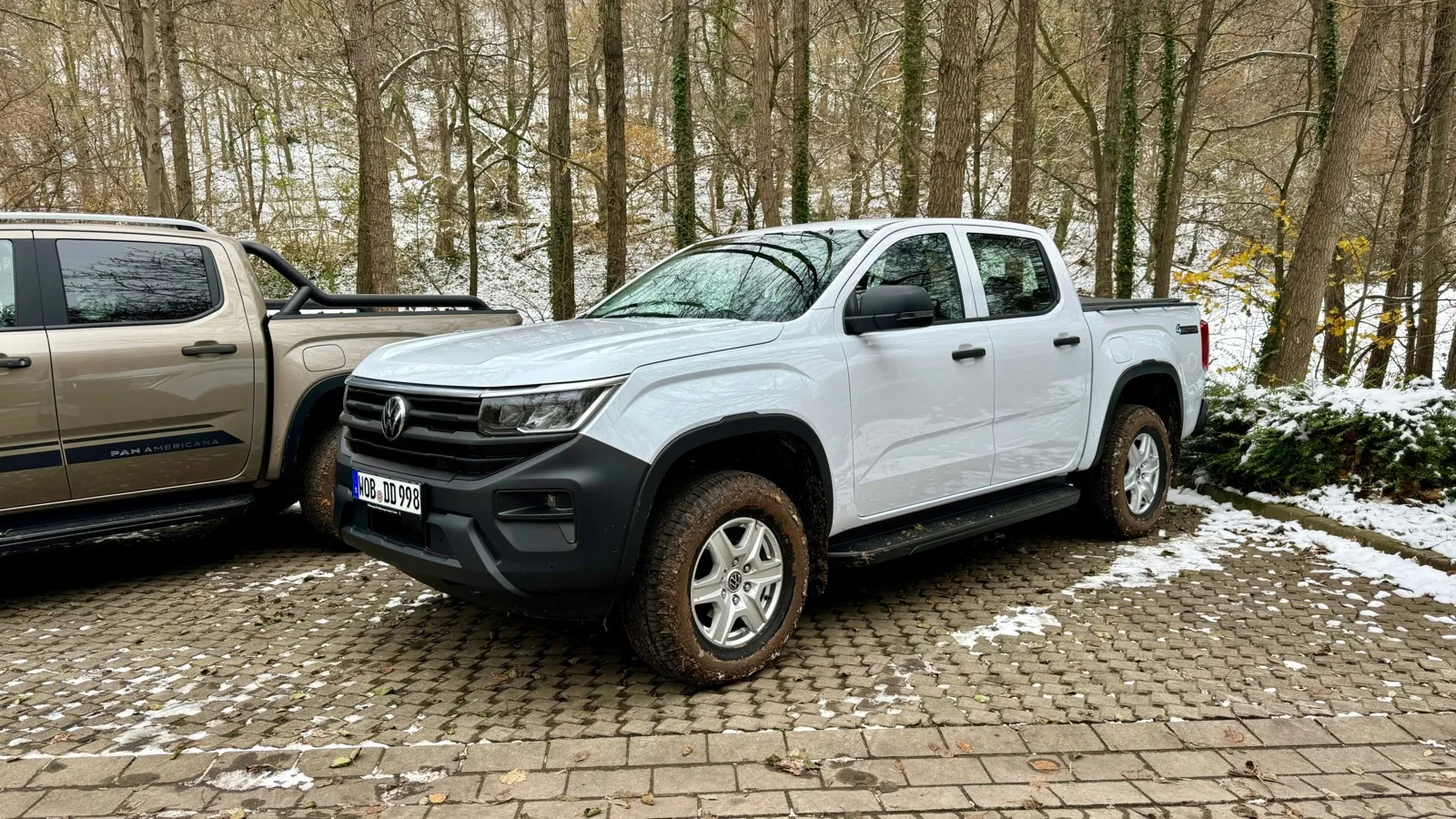 Den VW Amarok gibt es nicht nur als Lifestyle-Pick-up, sondern auch als Arbeitstier.