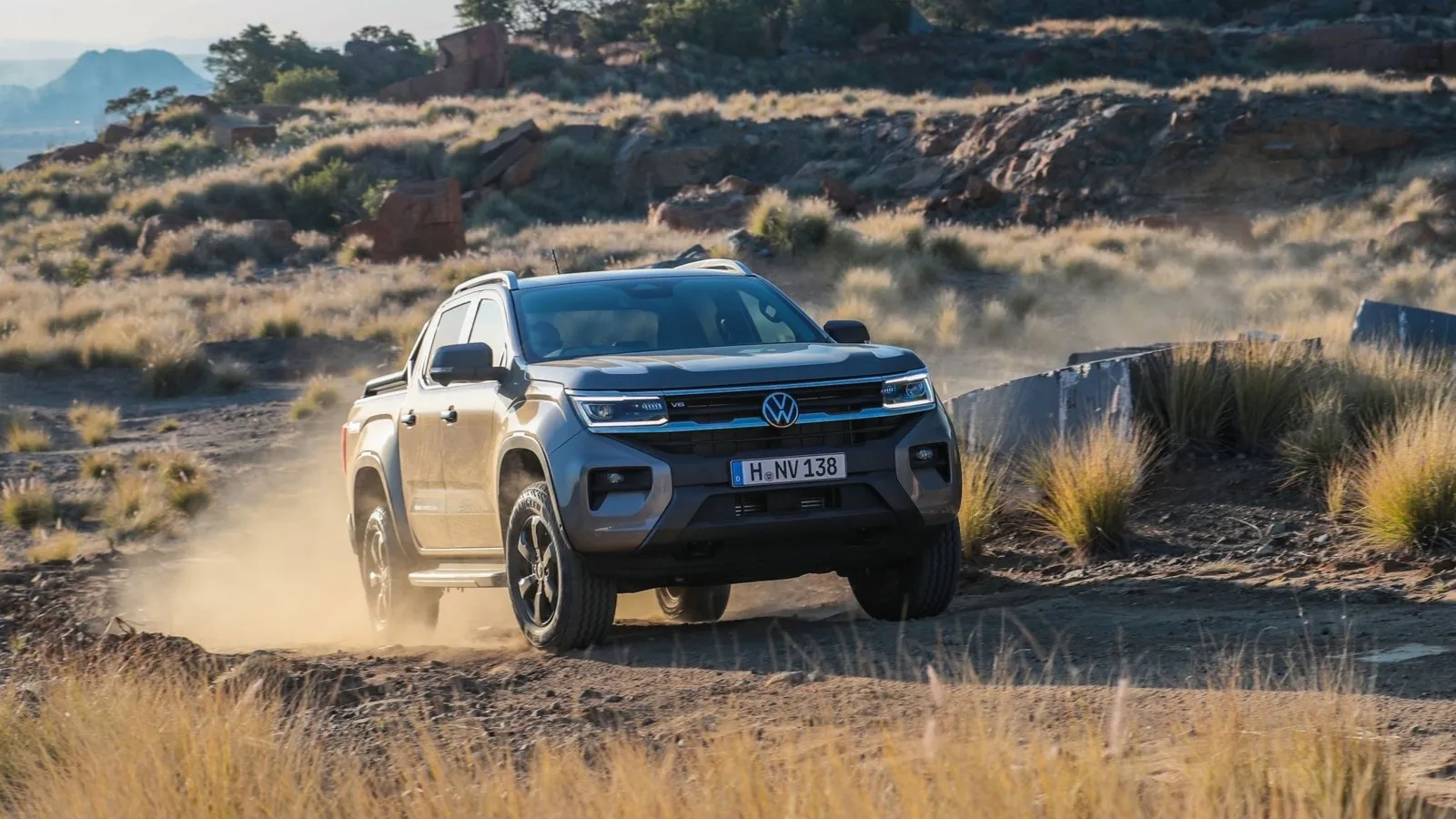 Und auch der neue Amarok auf Ford-Ranger-Basis ist auf dem VW-Stand zu sehen.