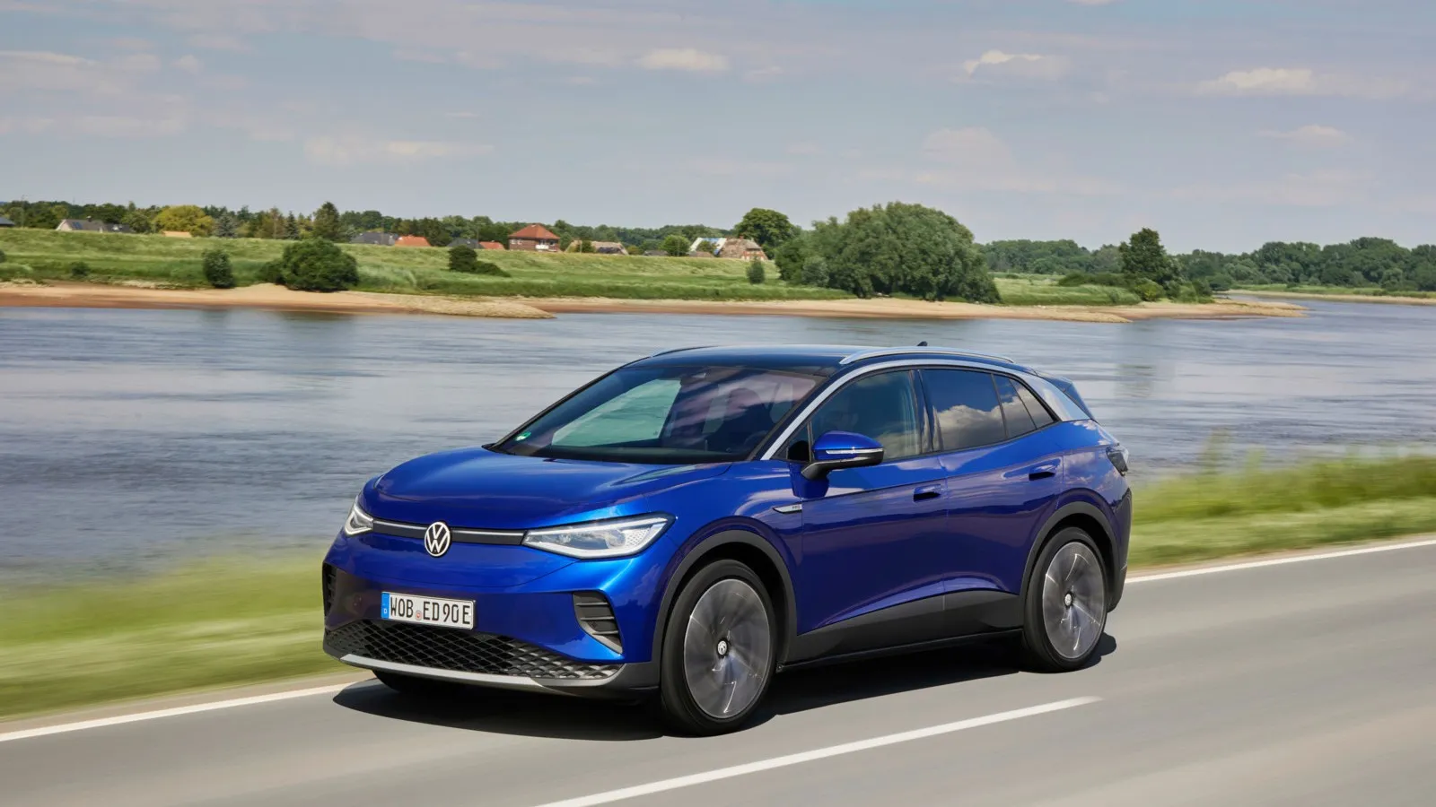 Platz fünf mit 47,8 Prozent Händlereinkaufswert: der VW ID.4 Pro Performance.